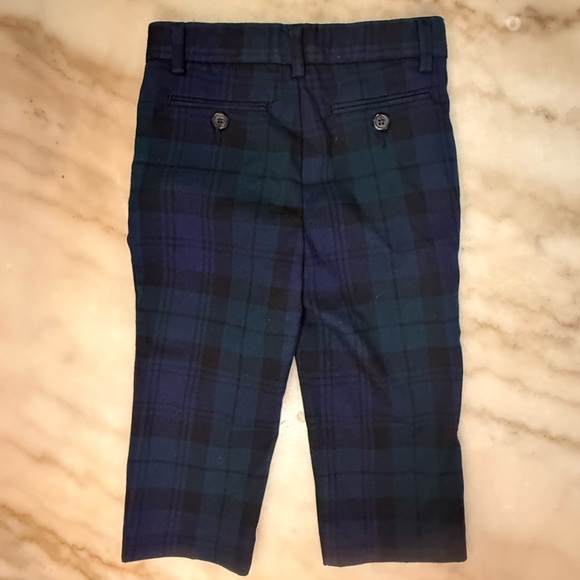 Ralph Lauren Infant Boy's Pants Plaid Tartan Black Multi Lined 18 months - Picture 4 of 8